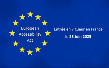 Miniature drapeau européen - Entrée en vigueur de l'EAA le 28 juin 2025