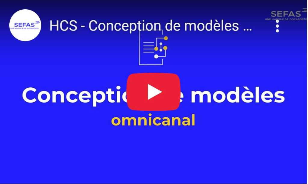 Lien vers la vidéo présentant la conception de modèles de documents